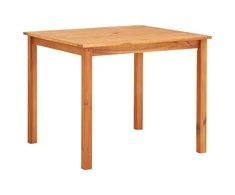 Sodo stalas, 88x88x74cm, akacijos medienos masyvas