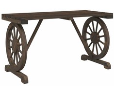 Sodo stalas, 115x55x65cm, eglės medienos masyvas