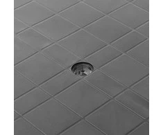 Sodo stalas, antracito spalvos, 80x75x72cm, plastikas