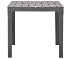Sodo stalas, moka spalvos, 78x78x72cm, plastikas