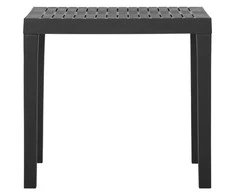 Sodo stalas, pilkos spalvos, 79x65x72cm, plastikas