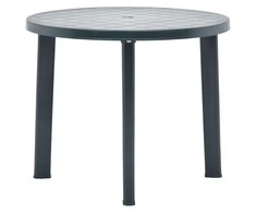 Sodo stalas, žalios spalvos, 89cm, plastikas