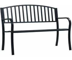 Sodo suoliukas, juodos spalvos, 120cm, plienas