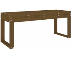 Sodo suoliukas, medaus rudas, 110x38x45cm, pušies masyvas