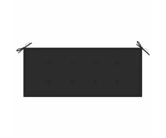 Sodo suoliukas su pagalvėle, 120cm, akacijos medienos masyvas