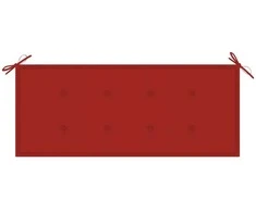 Sodo suoliukas su pagalvėle, 120cm, bambukas