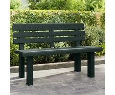 Sodo suoliukas, žalios spalvos, 110x52x71cm, polipropilenas