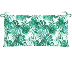 Sodo suoliuko pagalvėlė, 110x50x7cm, audinys, su lapais
