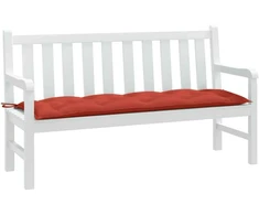Sodo suoliuko pagalvėlė, raudonos mišinys, 150x50x7cm, audinys