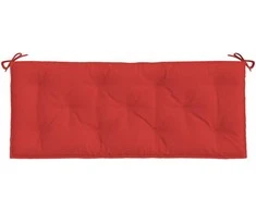 Sodo suoliuko pagalvėlė, raudonos spalvos, 120x50x7cm, audinys
