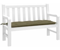 Sodo suoliuko pagalvėlė, taupe mišinys, 120x50x7cm, audinys