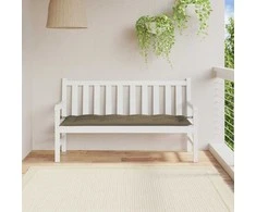 Sodo suoliuko pagalvėlė, taupe mišinys, 150x50x7cm, audinys