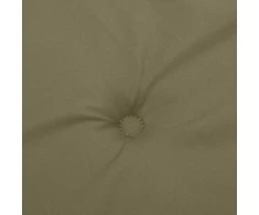 Sodo suoliuko pagalvėlė, taupe mišinys, 150x50x7cm, audinys