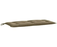 Sodo suoliuko pagalvėlė, taupe mišinys, 100x50x7cm, audinys
