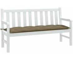 Sodo suoliuko pagalvėlė, taupe mišinys, 150x50x7cm, audinys
