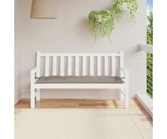 Sodo suoliuko pagalvėlė, taupe spalvos, 150x50x7cm, audinys