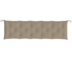 Sodo suoliuko pagalvėlė, taupe spalvos, 180x50x7cm, audinys