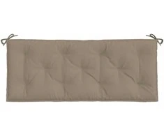 Sodo suoliuko pagalvėlė, taupe spalvos, 120x50x7cm, audinys
