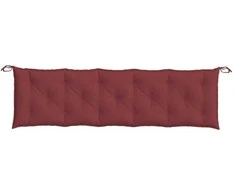 Sodo suoliuko pagalvėlė, vyno raudona, 180x50x7cm, audinys