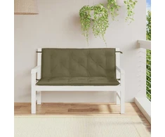 Sodo suoliuko pagalvėlės, 2vnt., taupe, 120x50x7cm, audinys