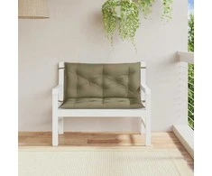 Sodo suoliuko pagalvėlės, 2vnt., taupe, 100x50x7cm, audinys