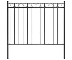 Sodo tvora, juodos spalvos, 1,7x1,2 m, plienas