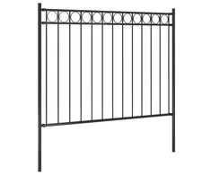 Sodo tvora, juodos spalvos, 1,7x1,2 m, plienas