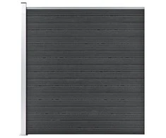 Sodo tvora, pilkos spalvos, 175x186 cm, WPC