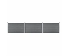 Sodo tvora, pilkos spalvos, 526x106cm, WPC (49073+2x49075)