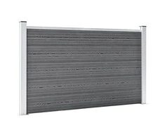 Sodo tvora, pilkos spalvos, 526x106cm, WPC (49073+2x49075)