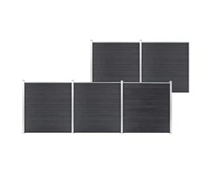 Sodo tvora, pilkos spalvos, 872x186cm, WPC