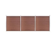 Sodo tvora, rudos spalvos, 526x186cm, WPC (49066+2x49068)