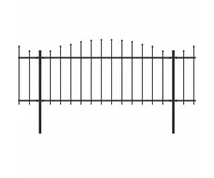 Sodo tvora su iečių viršug., juoda, (0,5-0,75)x10,2m, plienas