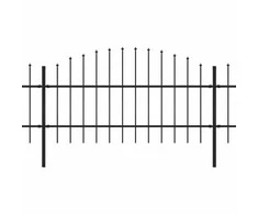 Sodo tvora su iečių viršug., juoda, (0,75-1)x11,9m, plienas