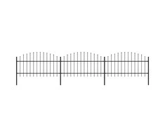 Sodo tvora su iečių viršug., juoda, (1-1,25)x5,1m, plienas
