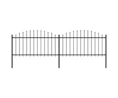 Sodo tvora su iečių viršug., juoda, (1,25-1,5)x3,4m, plienas