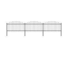 Sodo tvora su iečių viršug., juoda, (1,25-1,5)x5,1m, plienas