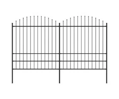 Sodo tvora su iečių viršug., juoda, (1,75-2)x3,4m, plienas