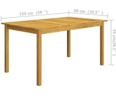 Lauko baldų komplektas Sodo valgomojo komplektas, 5 dalių, juodas (147876+2x46065)