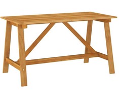 Lauko baldų komplektas Sodo valgomojo komplektas, 5 dalių, pilkas (312406+310567)