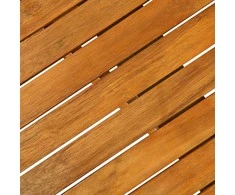Lauko baldų komplektas Sodo valgomojo komplektas, 7 dalių, 180x90x75 cm, akacija