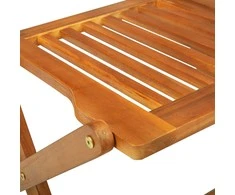 Lauko baldų komplektas Sodo valgomojo komplektas, 7 dalių, 180x90x75 cm, akacija