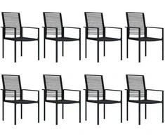 Lauko baldų komplektas Sodo valgomojo komplektas, 9 dalių (2x312172+312159)