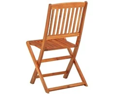 Lauko baldų komplektas Sodo valgomojo komplektas, 9 dalių, 180x90x75 cm, akacija