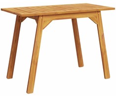 Sodo valgomojo stalas, 110x56x75cm, akacijos medienos masyvas