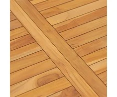Sodo valgomojo stalas, 120x70x77cm, tikmedžio medienos masyvas