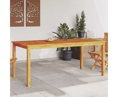 Sodo valgomojo stalas, 180x90x75cm, akacijos medienos masyvas