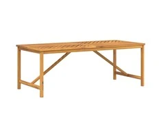 Sodo valgomojo stalas, 200x90x74cm, akacijos medienos masyvas
