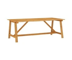 Sodo valgomojo stalas, 206x100x74cm, akacijos medienos masyvas