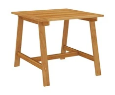 Sodo valgomojo stalas, 88x88x74cm, akacijos medienos masyvas